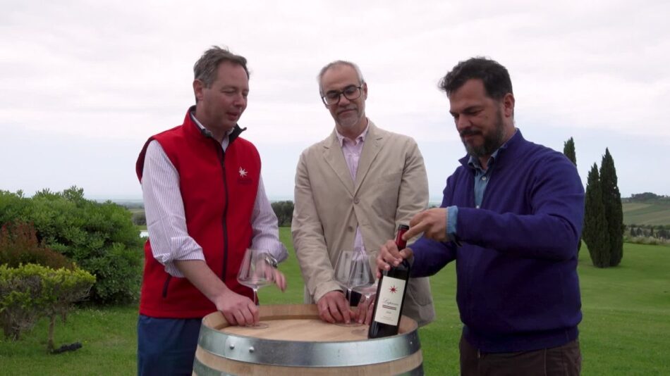 Marco Malvaldi al Castello del Terriccio, in Maremma 