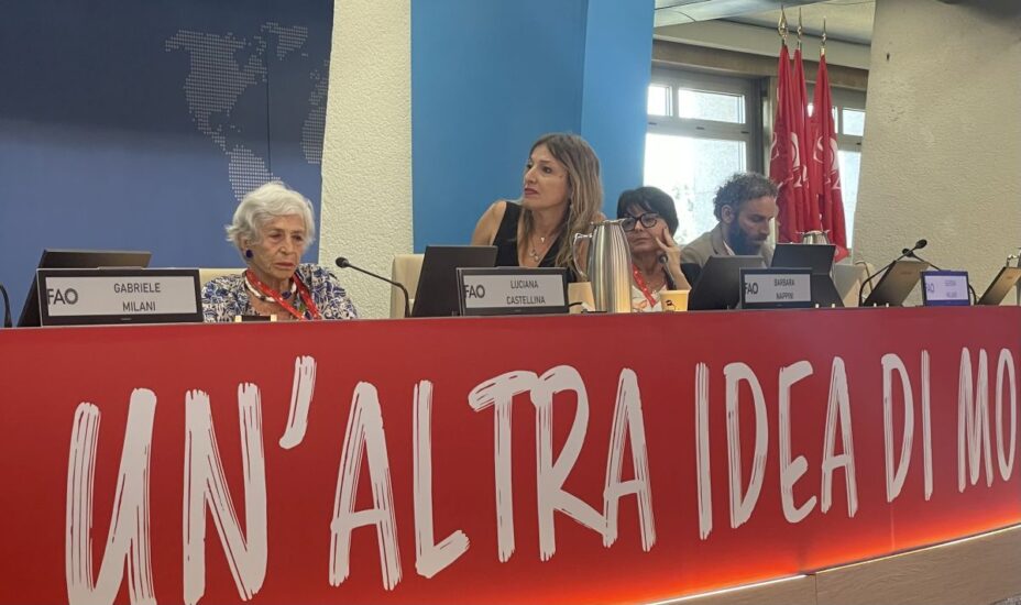 Barbara Nappini, attuale presidente Slow Food Italia, e l’attivista Luciana Castellina 