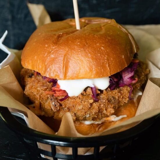 Funghi Burger del Legs a Roma (ph: Facebook/Legs)