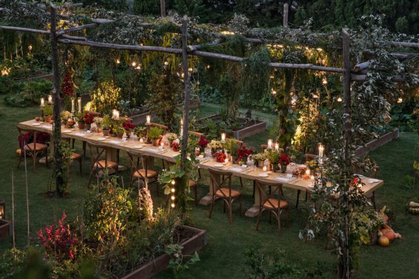 “Le Cene nell’Orto” dello chef Lorenzo Montoro del ristorante Il Flauto di Pan di Villa Cimbrone a Ravello 