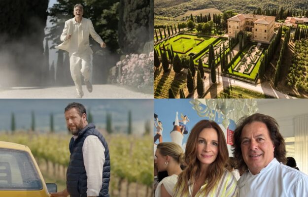 ACETO BALSAMICO DI MODENA, ADAM SANDLER, ARGIANO, BERNARDINO SANI, BRUNELLO DI MONTALCINO, CINEMA, CONEGLIANO VALDOBBIADENE PROSECCO SUPERIORE DOCG, GEORGE CLOONEY, JULIA ROBERTS, MOSTRA DEL CINEMA DI VENEZIA, NOAH BAUMBACH, PROSCIUTTO DI SAN DANIELE, TINO VETTORELLO, VENEZIA, Non Solo Vino
