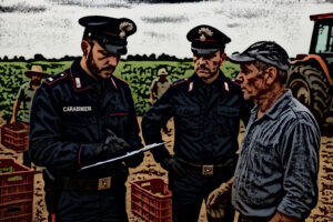 Lavoro, oltre la metà delle aziende agricole controllate dai Carabinieri sono fuori regola