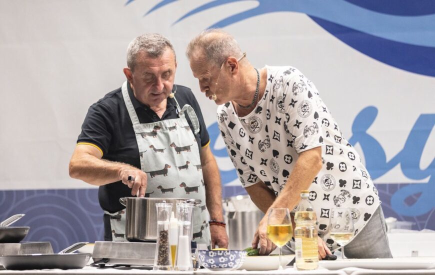 “Easy Fish”, il Festival del Pesce dell’Alto Adriatico a Lignano Sabbiadoro con la guida di Fabrizio Nonis, in arte El Bekér (ph: D.Carbone)