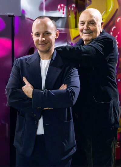 Federico Veronesi con Ampelio Bucci