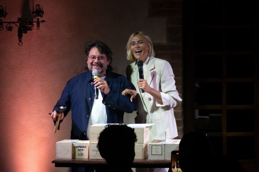 Pasquale Petrolo, in arte Lillo, e Anna Foglietta 