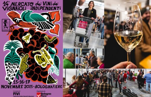 BOLOGNAFIERE, FIERE, FIVI, GIANPIERO CALZOLARI, MERCATO DEI VINI DEI VIGNAIOLI INDIPENDENTI, RITA BABINI, SANA FOOD, SLOW FOOD, SLOW WINE FAIR, Italia