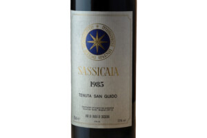 Tenuta San Guido, Vino da Tavola Rosso Sassicaia 1985 Tenuta San Guido, Vino da Tavola Rosso Sassicaia 1985