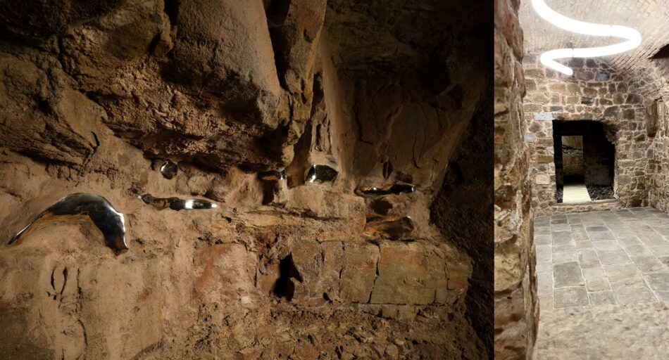 La nuova opera di Bizhan Bassiri è un’installazione permanente nel palazzo di proprietà e rappresentanza della WineNews a Montalcino 