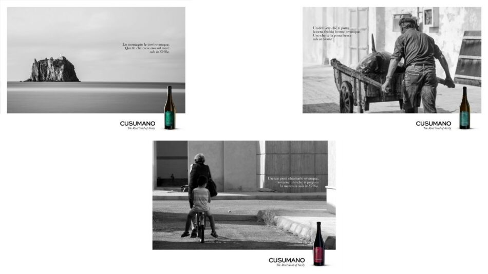 “The Real Soul of Sicily” by Cusumano nei “Lürzer’s Archive”