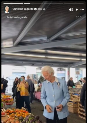 La presidente della Bce, Christine Lagarde: “dobbiamo far scendere il prezzo del cibo”