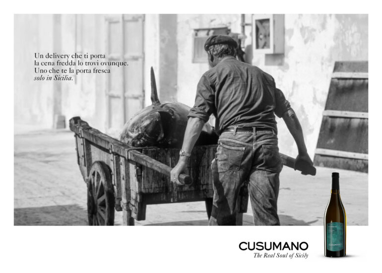 “The Real Soul of Sicily” by Cusumano nei “Lürzer’s Archive”