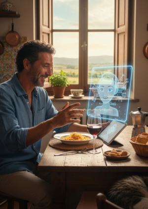 Nel 2025 l’Intelligenza Artificiale scrive le ricette e suggerisce gli abbinamenti