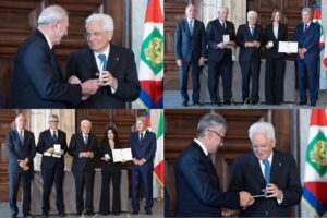 Brindisi al Quirinale: Vittorio Moretti e Piero Mastroberardino premiati come Cavalieri del Lavoro Brindisi al Quirinale: Vittorio Moretti e Piero Mastroberardino premiati come Cavalieri del Lavoro