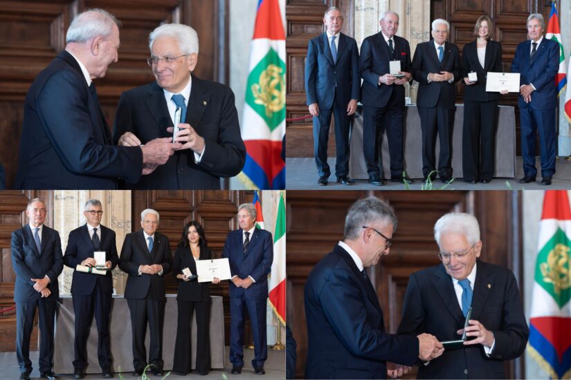 Brindisi al Quirinale: Vittorio Moretti e Piero Mastroberardino Cavalieri del Lavoro