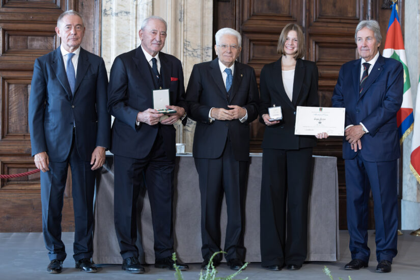 La cerimonia con il Presidente Mattarella e il Ministro Urso al Quirinale (foto di Francesco Ammendola - Ufficio Stampa Presidenza della Repubblica)