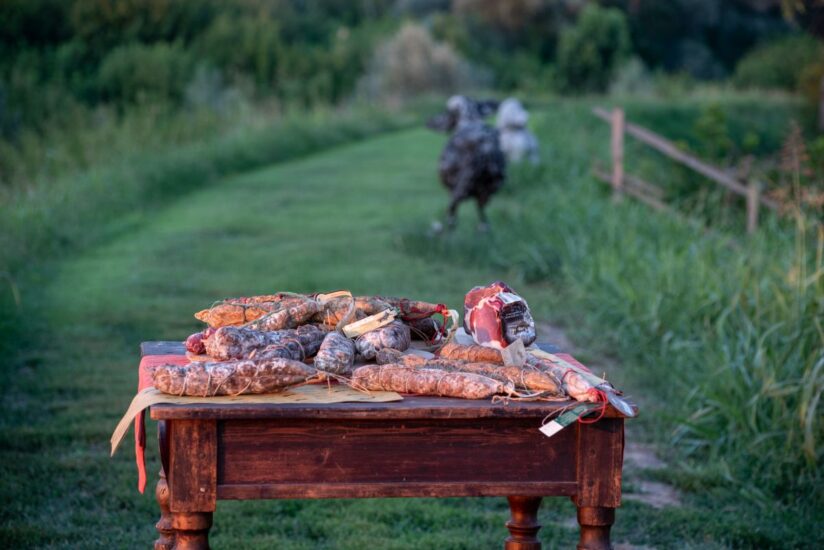 “Salumi da Re” all’Antica Corte Pallavicina a Polesine Parmense, “culla” del Culatello della famiglia Spigaroli (ph: Francesca Bocchia)