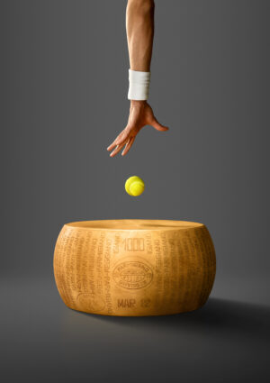 “Match point” del made in Italy: il Parmigiano Reggiano scende in campo al “Rolex Paris Masters”