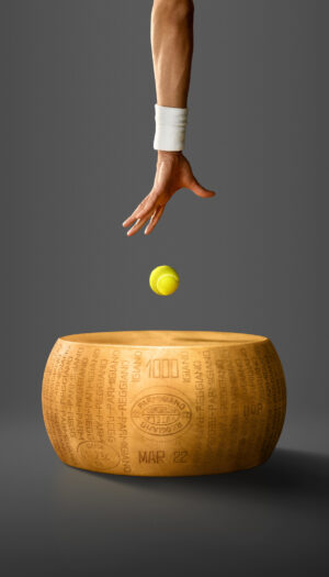 “Match point” del made in Italy: il Parmigiano Reggiano scende in campo al “Rolex Paris Masters”