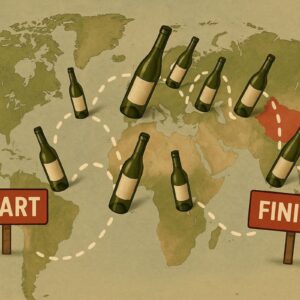 Wine and world market: 13% is made by re-exports, also by many countries which don’t produce