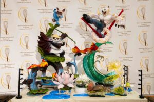 Con una scultura dolce ispirata a “Kung Fu Panda” la Cina è campione mondiale di pasticceria