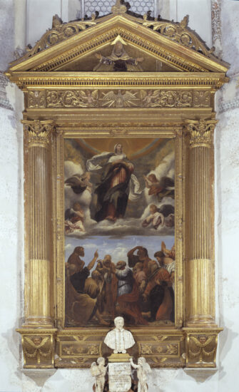 Il restauro l’Assunzione della Vergine, con Ca’ del Bosco