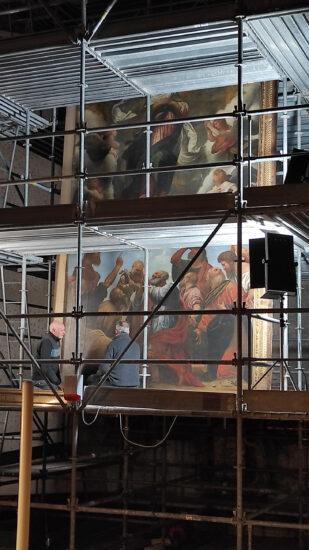 Il restauro l’Assunzione della Vergine, con Ca’ del Bosco