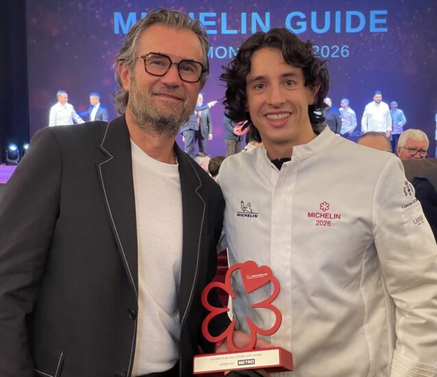 Gli chef Carlo Cracco e Mattia Pecis 