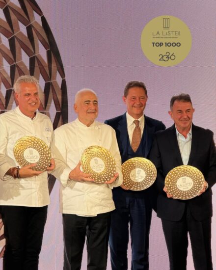 Chicco Cerea alla premiazione de La Liste 2026