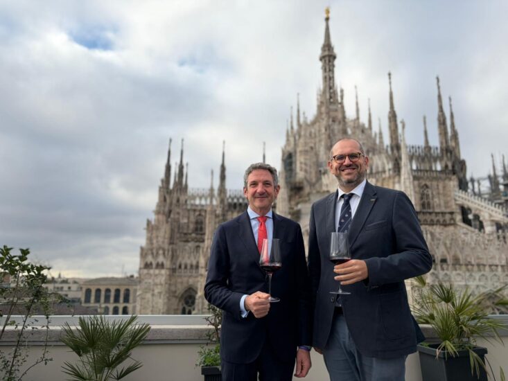Christian Marchesini (Vini Valpolicella) e Carmine Forbuso (Parmigiano Reggiano)