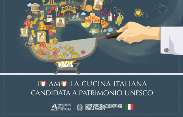 CUCINA ITALIANA, FRANCESCO LOLLOBRIGIDA, MADDALENA FOSSATI DONDERO, MASSIMO MONTANARI, MINISTRO DELL'AGRICOLTURA, PATRIMONIO UNESCO, PIERLUIGI PETRILLO, UNESCO, Non Solo Vino
