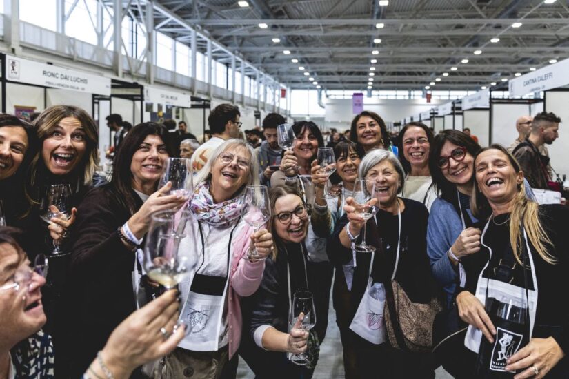 Il “Mercato dei Vini dei Vignaioli Indipendenti” della Fivi a BolognaFiere (credit: Michele Purin)