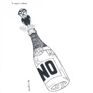 Il legame di Giorgio Forattini con il vino, dalla prima vignetta sul referendum del divorzio