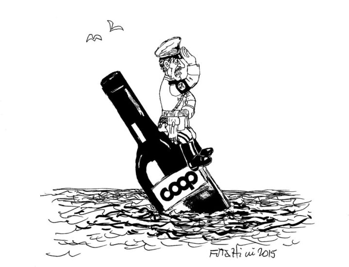 Lo “Spirito DiVino” secondo Giorgio Forattini (credit: “Spirito DiVino)