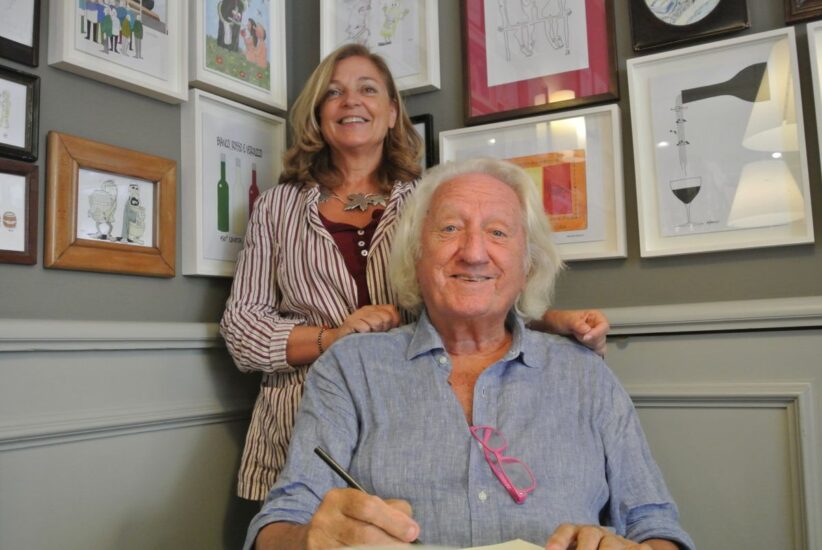 Giorgio Forattini e Elda Felluga (credit: Facebook/Movimento Turismo del Vino Friuli Venezia Giulia)