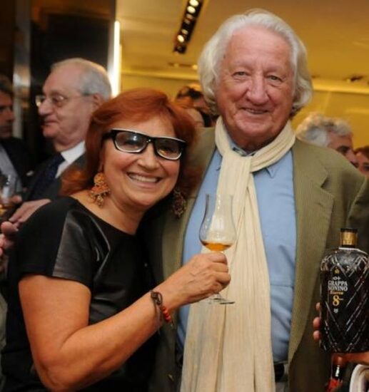 Giorgio Forattini e Giannola Nonino 