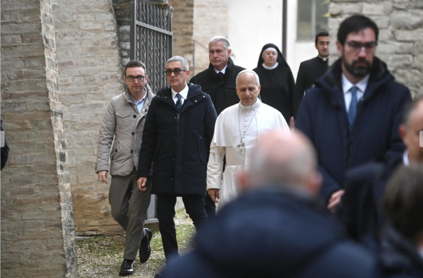 Il Papa a Montefalco, terra del Sagrantino (ph: Umbria24)