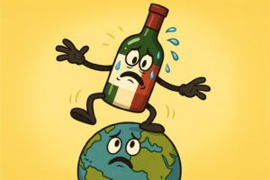 Frena ancora l’export del vino italiano: 5 miliardi di euro ad agosto 2025 (-1,9%). Giù gli Usa
