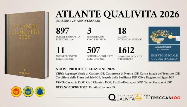L&rsquo;&ldquo;Atlante Qualivita Treccani&rdquo; 2026 celebra la Cucina Italiana Patrimonio Immateriale Unesco