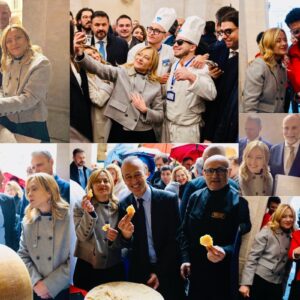 Gli auguri della Premier Giorgia Meloni, a Palazzo Chigi, &ldquo;dedicati&rdquo; alla Cucina Italiana Unesco