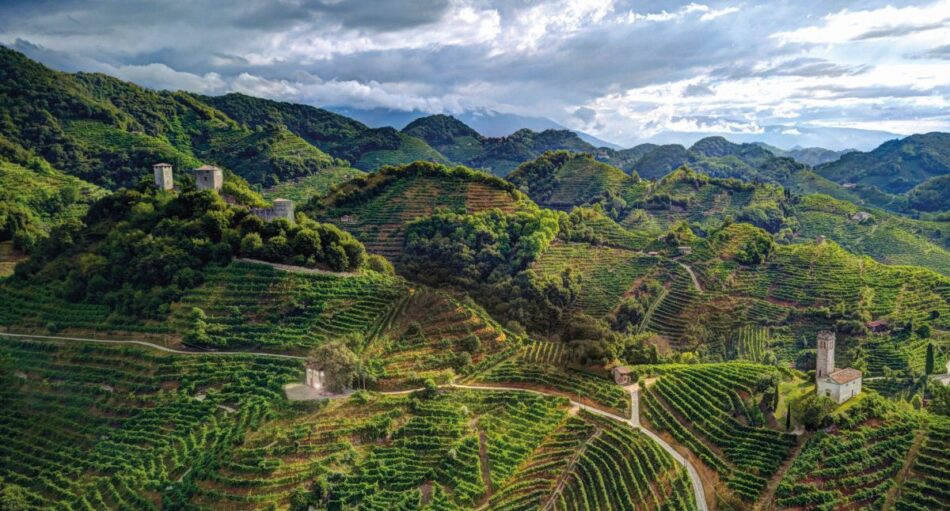 Le Colline del Conegliano Valdobbiadene Prosecco Superiore Docg Patrimonio Unesco (ph: Follador/Consorzio Prosecco Docg) 