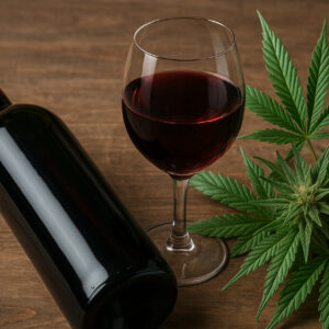 Cannabis e vino: uno studio rivela che chi fuma tende anche a bere di pi&ugrave;