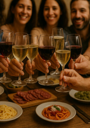 “Il vino” brinda al riconoscimento Unesco alla Cucina Italiana. Di cui è parte integrante