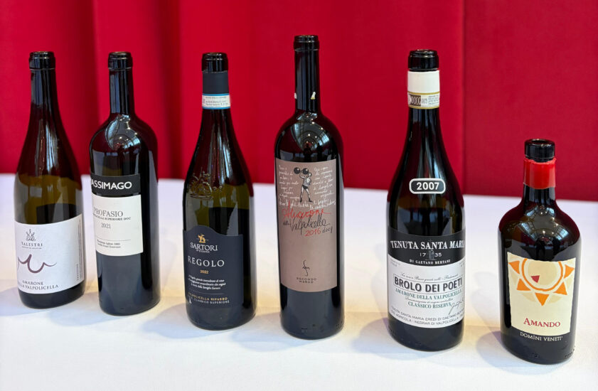 Amarone Opera Prima 2026 - Masterclass, bottiglie in assaggio