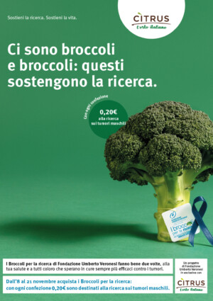 La prevenzione passa dalla tavola con i &ldquo;Broccoli per la ricerca&rdquo; per la Fondazione Veronesi