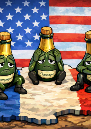 Lo Champagne, tra mercato in calo e crisi geopolitiche che preoccupano, in Francia e in Usa