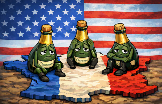 CHAMPAGNE, COMITÉ CHAMPAGNE, DAZI, DONALD TRUMP, EMMANUEL MACRON, FEVS, FRANCIA, GAZA, GROENLANDIA, GUERRA COMMERCIALE, PRESIDENTE FRANCESE, presidente usa, USA, WINE MERCHANT, WSWA, Mondo