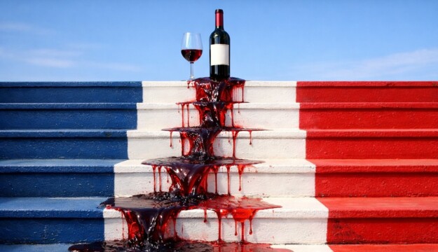 Francia, la crisi del vino certificata dai numeri: dal 1996 al 2024 le vendite di vini Aop a -29,3%