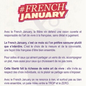 Cos&rsquo;&egrave; il &ldquo;French January&rdquo;, provocazione al &ldquo;Dry January&rdquo; che invita al consumo consapevole di vino