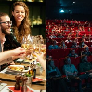 Bere vino e andare al cinema, due modelli di consumo in crisi che possono ispirarsi a vicenda
