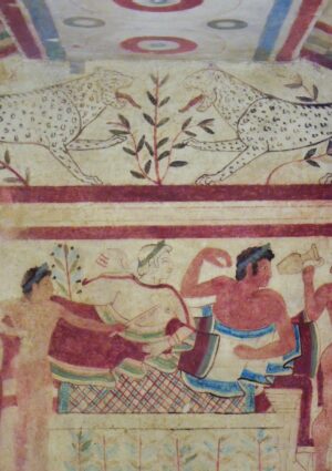 In un libro la passione degli Etruschi per il vino, la bevanda cara al dio Fufluns